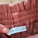 ZARA Leather Shorts Photo 2