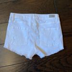 RSQ  White Denim Venice Mid Rise Distressed Denim Jean Jeans Shorts - size 3 Photo 4