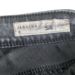 Bullhead Denim Co . juniors size 9 black skinny stretchy jeggings jeans Photo 5