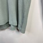 Sundance Everyday Compliments Thermal Knit Crochet Cowl Top Long Sleeve Shirt L Green Size undefined Photo 5