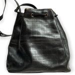 Genuine leather made in Italy black bucket bag Photo 1