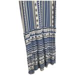 Mlle Gabrielle New  Womens Size Small V Neck Sleeveless Midi A Line Dress Blue Photo 5