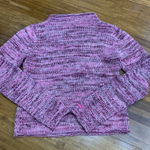 Billabong Knit Sweater Womens Size Large Pink Purple Mock Neck Wool Blend Y2K Photo 0