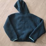 Under Armour Cozy Blue Sherpa Hoodie Soft Fall Sporty Activewear Pullover Fleece Photo 7