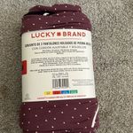 Lucky Brand  Women's 2-Pack Lounge Pants, Black/Pink Dot, Size M, NWT Photo 5