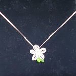 Lenore Solmo Pink Flower Necklace Pink Photo 0