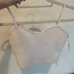 Aritzia Ribbed white crop top from babaton line Photo 1