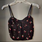 Forever 21 Cherry Print Crop Tank Top Photo 0