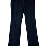 American Eagle  Pants Womens 0 Black Wool Stretch Split Hem Career Work Office Photo 0