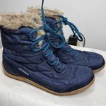 Columbia Women's 10.5 Minx Shorty Winter Boot Insulated Waterproof Blue Fur Photo 8