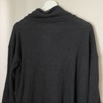 Everleigh Top Tunic Cowl Neck Black Soft Rib Knit Cozy Casual Long Sleeve Size XS Photo 5