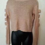 Serendipity pink glitter open sleeve sweater Size undefined Photo 0