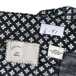 Post Mark Black/White Floral Anthropologie Top Women Blouse Size Small | 6 Photo 3