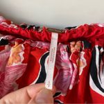 Free People  Gardenia Off The Shoulder Tunic Mini Dress Red Floral S Photo 3