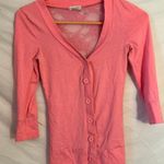 Zenana Outfitters Pink Size S Button Down Top Photo 2