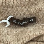 J. McLaughlin  Kitt Sweater XS NWT $268 100%‎ Cashmere Long Sleeve Cowl Neck Beige Photo 3