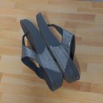 FitFlop Silver Lulu Superglitz Sandals Thong Flip Flop Sequins - Size 8 Photo 5