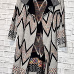 Simply Couture Creation Multicolor‎ Zigzag chevron Cardigan multicolor size S oversized Photo 0