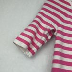 Talbots Petite Women's Square Neck Pink/White Striped Sz SP Photo 2