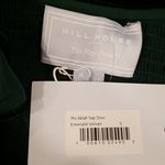 Hill House ๐๐ The Akilah Nap Dress ~ Emerald Green Velvet Small S NWT Photo 14