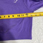 Gymshark Purple Vital Seamless Long Sleeve Crop Top Small Photo 5