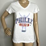 Rocky Philly 1976 Graphic Short Sleeve Tee White Size L Photo 0