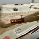 Striped Navy and White Shoulder Bag Blue Photo 2