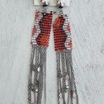 Free People Give Love A Chance Dangle Earrings NWT $48 Photo 0