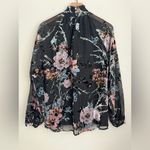 Anthropologie  Yumi Kim Lexington top Timeless Burnout Velvet floral long sleeve Photo 3