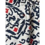 Tommy Hilfiger  Red White And Blue Aztec Print Cotton Mid Rise Shorts Size 12 Photo 5