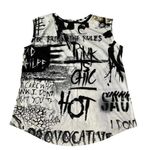 Victoria's Secret x Balmain White Black Graffiti Rare Petite Small NWT | 58 Photo 2