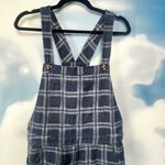 FRNCH  Paris plaid denim wide leg overalls Photo 4