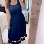 As You Wish AS u wish navy blue maxi dress size XLarge Photo 3