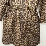 Preston & York  Animal Print‎ Belted Trench Coat Women's Size 8 Photo 5