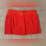Lululemon  Pleat to Street Mid-Rise Skirt Tennis Golf Hot Heat Red Size 8 NWOT Photo 6