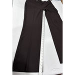 INC Womens Straight Leg Dress Pants Size 2 Brown Stripes Career wear Business Photo 7