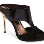 Ted Baker  London torr mules black and gold size 6 NWOB Photo 0