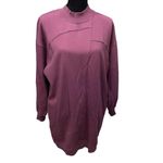 Lululemon  Broken Beats Sweatshirt Sweater Dress Size Medium Plumful Mauve‎ Photo 11