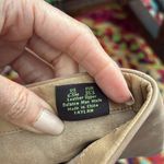 Sam Edelman Taylan Tan Leather Fringe Pull On Tall Stacked Heel Boots Photo 8