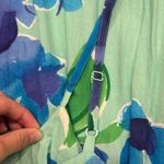 Jams World Vintage Violet Bouquet Spaghetti Strap Floral Ruffle Hem Sun Dress M Photo 4