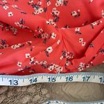 NWT GAP FACTORY BELTED DRESS Size 8 Coral‎ Floral print. Rayon Long Sleeve Pink Photo 6