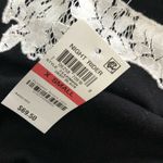 INC  Cold Shoulder Lace Trim Pullover Sweater Black Photo 1