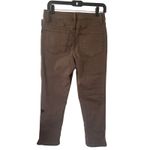 Maurice's NWT M Jeans by   Mid Rise Slim Straight Ankle Jean 4 Reg Brown stretch Photo 1