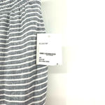 NWT size medium gray white striped jogger sweats pajama bottoms pants tie‎ waist Photo 3