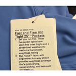 Lululemon Women Wunder Train High Rise Tight 25” Pocket Pool Blue Sz 6 New $128 Photo 3