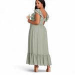 Birdy Grey “Michelle” Chiffon Dress in Sage Size 2XL Photo 1