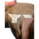 Christopher & Banks  Beige Wrinkle Free Linen Blend Wide Leg Pants Women Sz 4P Photo 8