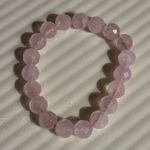New Pink Rose Quartz Libra Scorpio October Stretch Bracelet Photo 9