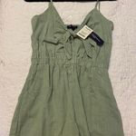 Sage Olive Green Romper Photo 0