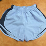 Nike  Dri-Fit Women's Athletic Shorts in Light Periwinkle and Navy Photo 0